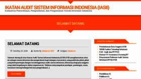 What Iasii.or.id website looked like in 2016 (7 years ago)