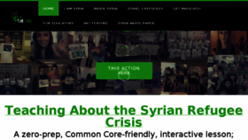 What Iamsyria.org website looked like in 2016 (7 years ago)