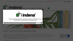 What Indena.com website looked like in 2016 (7 years ago)