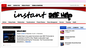 What Instantselfhelp.com website looked like in 2016 (7 years ago)