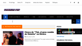 What Idolospop.com website looked like in 2016 (9 years ago)