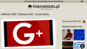 What Internetstats.pl website looked like in 2016 (7 years ago)
