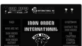 What Ironordermc.com website looked like in 2016 (7 years ago)