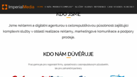 What Imperialmedia.cz website looked like in 2016 (7 years ago)