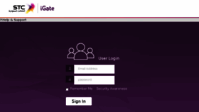 What Igate.stc.com.sa website looked like in 2016 (7 years ago)