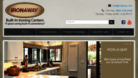 What Ironaway.com website looked like in 2016 (7 years ago)