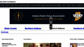 What Indianachess.clubexpress.com website looked like in 2016 (7 years ago)
