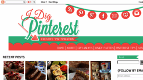 What Idigpinterest.com website looked like in 2016 (7 years ago)