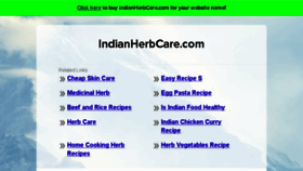 What Indianherbcare.com website looked like in 2016 (7 years ago)