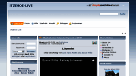 What Itzehoe-live.net website looked like in 2016 (7 years ago)