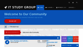 What Itstudygroup.org website looked like in 2016 (7 years ago)