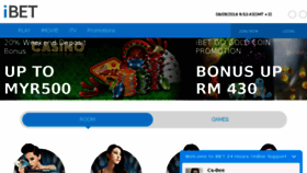 What Ibet5888.com website looked like in 2016 (7 years ago)