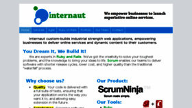 What Internautdesign.com website looked like in 2016 (7 years ago)