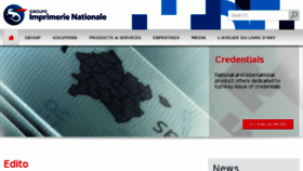 What Imprimerienationale.fr website looked like in 2016 (7 years ago)
