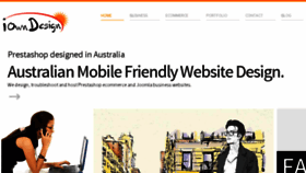 What Iown.com.au website looked like in 2016 (7 years ago)