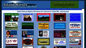 What Islandhorses.com website looked like in 2016 (7 years ago)