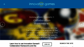 What Innovationgames.com website looked like in 2016 (7 years ago)