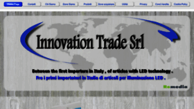 What Innovationtrade.it website looked like in 2016 (7 years ago)