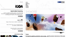 What Igoa.in website looked like in 2016 (7 years ago)
