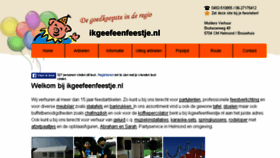 What Ikgeefeenfeestje.nl website looked like in 2016 (7 years ago)