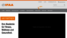 What Ifaa-billyblanks.de website looked like in 2016 (7 years ago)