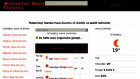 What Istanbulhavadurumu.xyz website looked like in 2016 (7 years ago)