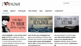 What Iheartreykjavik.net website looked like in 2016 (7 years ago)
