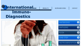 What Intlimmunodiagnostics.com website looked like in 2016 (7 years ago)