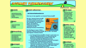 What Internet-fuehrerschein.de website looked like in 2016 (8 years ago)