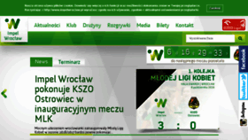 What Impelwroclaw.pl website looked like in 2016 (7 years ago)