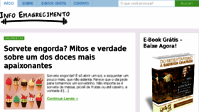 What Infoemagrecimento.com website looked like in 2016 (7 years ago)