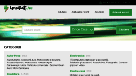 What Imediat.ro website looked like in 2016 (8 years ago)