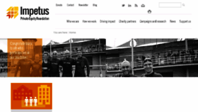 What Impetus-pef.org.uk website looked like in 2016 (7 years ago)