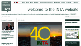What Inta-aivn.org website looked like in 2016 (7 years ago)