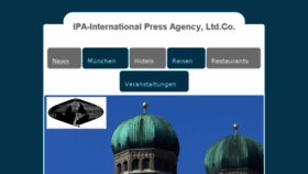 What Ipa-pressagency.com website looked like in 2016 (9 years ago)
