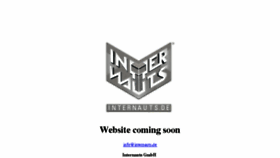 What Internauts.de website looked like in 2016 (7 years ago)