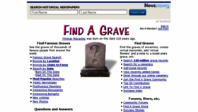 What Image2.findagrave.com website looked like in 2016 (7 years ago)
