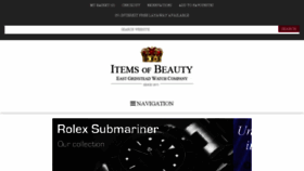 What Itemsofbeauty.co.uk website looked like in 2016 (7 years ago)