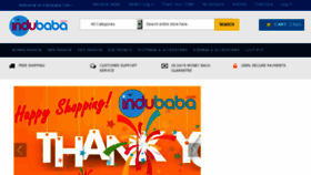 What Indubaba.com website looked like in 2016 (7 years ago)