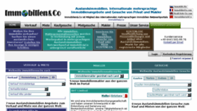 What Immobilienco.com website looked like in 2016 (7 years ago)