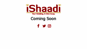 What Ishaadi.com website looked like in 2016 (7 years ago)