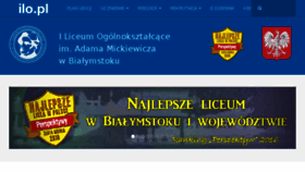 What Ilo.pl website looked like in 2016 (7 years ago)