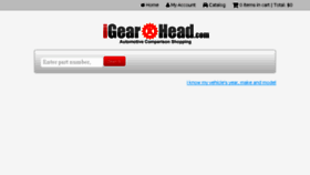 What Igearhead.com website looked like in 2016 (7 years ago)