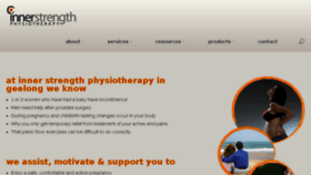 What Innerstrength.com.au website looked like in 2016 (7 years ago)