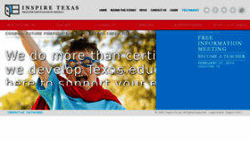 What Inspiretexas.net website looked like in 2016 (7 years ago)