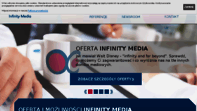 What Infinitymedia.pl website looked like in 2016 (7 years ago)