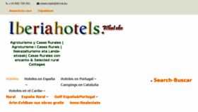 What Iberiahotels.eu website looked like in 2016 (7 years ago)