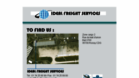 What Idealfreightservices.fr website looked like in 2016 (7 years ago)
