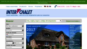 What Interchalet.es website looked like in 2016 (7 years ago)