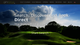 What Ispygolf.com website looked like in 2016 (7 years ago)